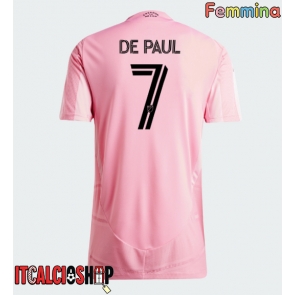 Inter Miami Rodrigo De Paul #7 Prima Maglia Femmina 2026-27 Manica Corta